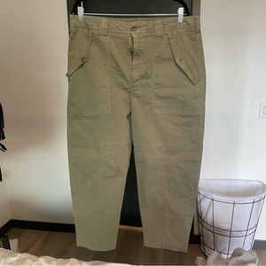 Banana Republic Green Crop Cargos